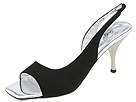 Donald J Pliner - Tusa (Black Satin/Silver Mirror Metallic) - Footwear
