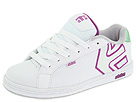 etnies Kids - Fader (Toddler/Youth) (White/Purple) - Footwear