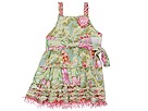 Beetlejuice London Multifloral Layered Dress w Tie Up ToddlerLittle Big Multi Apparel