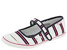 Sugar Mary Jane Cat Preppy Stripe Navy Footwear