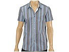 Kenneth Cole New York SS Stripe With Contrast Piecing French Blue Apparel