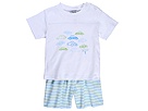 New Potatoes 2 PC Set Tee Shorts InfantToddler BlueGreen Apparel