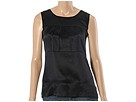 kensie - Satin Top (Black) - Apparel