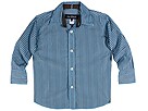 Joe Black Brown Shirt ToddlerLittle Big TurquoiseBrown Apparel