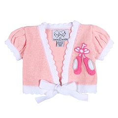 Zackali 4 Kids Ballet Slippers Cardigan InfantToddler Pink Apparel