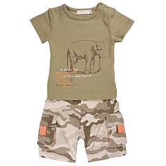 Bees and Dragons Explorer SS Tee W Shorts Infant Camo Apparel