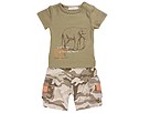 Bees and Dragons Explorer SS Tee W Shorts Infant Camo Apparel