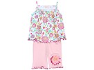 Bees and Dragons Fleur de Paradis Tank w Pant Infant PinkFlower Print Apparel