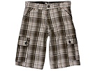Hurley Kids Cheeker Plaid Short Big Kids Tank Apparel