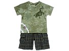 cachcach 2 Piece Tee Short Set InfantToddler Frog Green Apparel