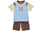 cachcach 18 Tee w Twill Short Toddler BlueGreenBrown Apparel