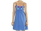 Split Rio Dress Electric Blue Apparel
