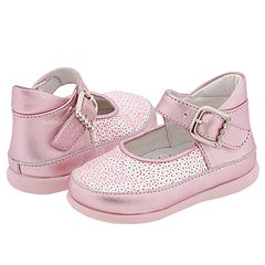 Cherie 0312 InfantToddler Pink Leather Footwear