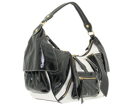 Isabella Fiore - Pick Pocket Delight Noel Hobo (White) - Bags and Luggage