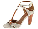 Celine - 383994 (Beige Canvas/ Camel Vacchetta) - Footwear