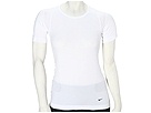 Nike - Favorite Short-Sleeve Seamless Top (White/(Black)) - Apparel