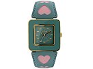 Paul Frank - Gotcha Watch (Blue & Pink Leather Strap/Blue Case/Blue Dial) - Jewelry