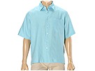 Toscano 100 Washed Linen Short Sleeve Shirt Pool Apparel