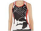 Descente Harmony Print Tank Delicate FlowerBlackBright Red Apparel