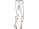 e.vil - 1040 Sunshine Repeat Cropped Pant (White) - Apparel