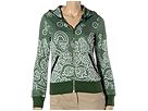 Allen Allen - Fleece Burnout Jacket (Kelp) - Apparel
