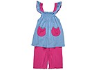 Kea Joby Tulip Top w Bike Short InfantToddler Pale BlueHot Pink Apparel