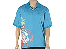 Sean John - Mini Stripe Polo (Wave) - Apparel