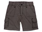Wes and Willy Contrast Stitch Cotton Nylon Cargos ToddlerLittle Big Charcoal Apparel