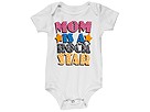 Inky Dink Mom Is A Rock Star Infant White Apparel