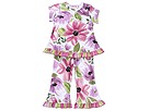 Baby Nay Brush Floral Swing Set Infant WhitePink Apparel