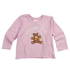Small Audience Kids Hug It Out LS Tee InfantToddler Tutu Pink Apparel