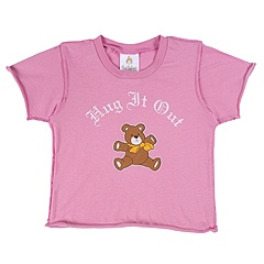Small Audience Kids Hug It Out SS Shirt InfantToddler Raspberry Apparel