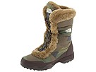 The North Face - Women's Nuptse Faux Fur II (Camo Green/Vintage White) - Footwear