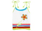 Zackali 4 Kids Crazy Flower Top ToddlerLittle Big White Multi Apparel