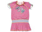 Baby Sara Sporty Spice Dress InfantToddler Hot Pink Stripe Apparel