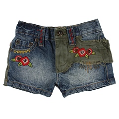 Hannah Banana HB Forever Jean Short Little KidsBig Kids Denim Apparel