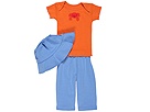Best of Chums Chums Takealong 3 PC Set Crab SS Shirt Crop Pants Brim Hat Infant FantaBJean Apparel