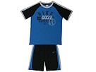 Nike Kids - Nike Baseball Short Set (Little Kids) (Black) - Apparel