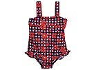 Cabana Life Gingham One Piece Swim InfantToddler DubaryPlum Purple Apparel