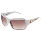 Just Cavalli - JC143S (White/Topaz Heart/Gradient Brown Lens) - Eyewear
