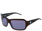Just Cavalli - JC143S (Pearl Brown/Opal Azure/Aquamarine Heart/Smoke Blue Lens) - Eyewear