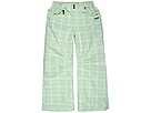 686 Kids - Mannual Willow Insulated Pant (Big Kids) (Pale Green Plaid Print)