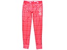 686 Kids - Betsey Base Bottom (Big Kids) (Coral Plaid Print)