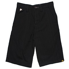 Lost G Stripe Walkshort Big Kids Black Apparel
