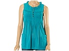 French Connection - Verity Voile Top (Emerald) - Apparel