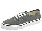 Vans Kids - Authentic Core (Toddler/Youth) (Gargoyle) - Footwear