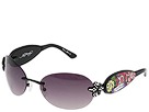 Ed Hardy - Three Old School Roses (Black)