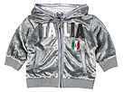 DG Dolce Gabbana Junior Chenille Italia Hooded Sweatshirt Infant Grey Apparel