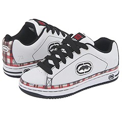 Unltd by Marc Ecko Kids Cartel Plaid Clout Youth WhiteBlackRed Footwear