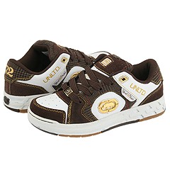 Unltd by Marc Ecko Kids 50mm Deser Youth WhiteBrownPlaid Footwear